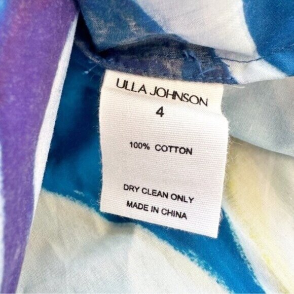 NWT Ulla Johnson Francesca Tuck Landscape Limited Edition Midi Dress Size 4 - Picture 15 of 16